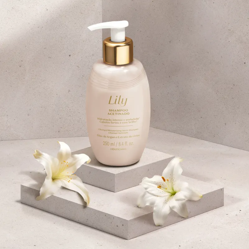 Shampoo Acetinado Lily 250ml - Imagem 2