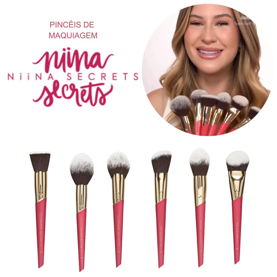 Pincéis Maquiagem Eudora Niina Secrets Lançamentos